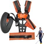 Ceinture d'�paule double pour coupe - herbe, ceinture d'�paule r�glable pour tondeuse � gazon, confort ...