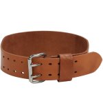 Ceinture d'halt�rophilie en cuir simple couche, double boucle, soutien lombaire, pour homme et femme, ...