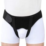 Ceinture herniaire inguinale double, ajustable, coussinets compression amovibles, hommes / femmes
