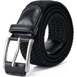 Ceinture pour homme, tissu en toile extensible, extensible, extensible, multicolore, tiss�, ceinture ...
