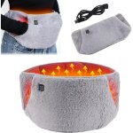 Ceinture lombaire chauffante?2en1 portable chauffe main ceinture lombaire rechargeable avec 3 niveaux ...