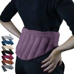 Ceinture lombaires chauffante avec bandes auto - agrippantes rglable taille 36  54 - mauve - vivezen ...