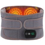 Ceinture de massage chauffante lectrique pour personnes ges avec luminothrapie rouge, ceinture chauffante ...