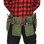 Ceinture � outils en toile avec 7 poches, tablier de jardin pour homme et femme, pochette � outils r�glable ...