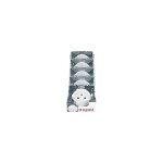 Celiane lot de 5 prises blanches sans plaque