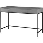 Celine bureau avec 2 tiroirs en mlamin gris