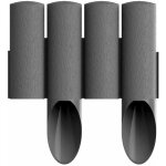 Cellfast - palissade de jardin 4 lments 2, 3 m bote graphite