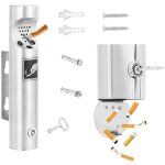 Cendrier anti odeur mural, jardin, rception, exterieur, 6, 3 x 28, 3 cm