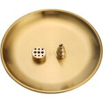 Cendrier en forme de gourde en laiton pour porte - encens - design 3 en 1(1414cm) - sollbry