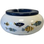 Sans marque - cendrier marocain en cramique - poissons