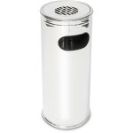 Relaxdays - cendrier sur pied en acier inoxydable, poubelle, jardin, rception, cendrier amovible, h ...