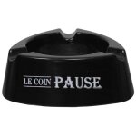 Cendrier triangle  bistrot  12cm noir