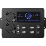 Centre contr�le portable avec adaptateur lumi�res led mini bo�tier d'alimentation avec lumi�res led 100 ...