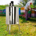 Centrifugeuse lectrique pour miel 140 w, centrifugeuse apicole en acier inoxydable pour miel en rayons ...