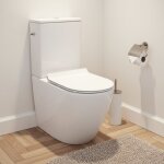 Ceramia wc � poser sans bride en c�ramique avec abattant softclose + r�servoir de chasse, alimentation ...