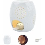 Beijiyi - cramique creuser floral aroma lampe diffuseur d'huile four romatherapy four en cramique brleur ...