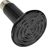 Cramique lampe chauffante reptiles durable aucune lumire infrarouges lampe chauffante pour animal lzard ...