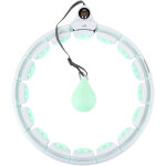 Cerceau hula hoop vert lest� avec compteur