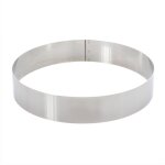 Cercle � mousse en inox 6 / 8 parts 24 cm - alice d�lice