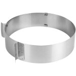 Cercle  ptisserie extensible en acier inoxydable de 15  30 cm de diamtre