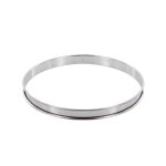 Cercle � tarte en inox 22 cm hauteur 2 cm - alice d�lice