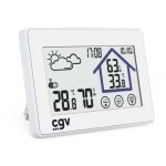 Cgv - station m�t�o sans fil my meteo - 1bm - contr�le tactile - horloge et calendrier - facile a utiliser ...