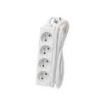 Chacon bloc multiprise rallonge 4 prises 16a 5m blanc