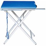 Table de toilettage pliante portable : bleu Table de toilettage pliante portable : bleu