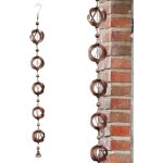 Cha�ne d'attrape - pluie collecteur d'eau de pluie robuste pour la d�coration ext�rieure, attrape - pluie ...