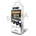 Cha�ne ozaki semi carr�e, 3 / 8 . 050 (1, 3mm) induction titane - 64 entra�neurs