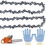 Cha�ne de tron�onneuse de 35 cm 3 / 8  lp 52 maillons d'entra�nement, 2 pi�ces cha�ne de tron�onneuse, ...