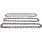 Chaine tronconneuse 62 maillons lot de 3 cha�nes de tron�onneuse 45cm 3 / 8  entra�neurs pour guide - ...