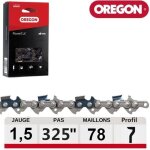 Chaine tron�onneuse carr�e powercut 78 dents oregon 21lpx078e