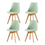 Chaise lot de 4 chaises salle  manger scandinaves sgs tested de cuisine rtro rembourre chaise de salle ...