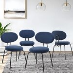 Colamy - chaise - lot de 4 chaises - chaise de salle � manger, structure en m�tal, design vintage, chaise ...