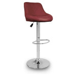 Chaise aga bar rouge fonc�