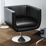 Chaise de bar noir similicuir vidaxl