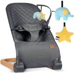 Chaise  bascule nk - 52 nukido avec jouets - anthracite