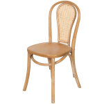 Chaise en bois et paille viennoise chaise de bistrot vintage pour cuisine, salle � manger, bar, restaurant ...
