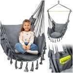 Chaise brsilienne, chaise suspendue, hamac, balanoire pour le balcon, bohme + coussins