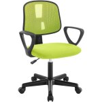 Klihome - chaise bureau enfant en maille respirante, chaise ergonomique, vert