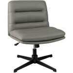 Chaise de bureau ergonomique sans accoudoirs, fauteuil salon pivotant  360 hauteur rglable, fonction ...