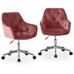 Jymtom - chaise de bureau fauteuil , tabourets de bar en velours, rglables en hauteur chaises assise ...