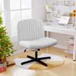 Wowttrelax - chaise de bureau scandinave chaise de bureau sans accoudoirs - fauteuil de bureau avec large ...