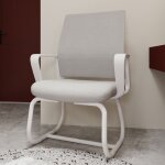 Chaise de bureau - structure en mtal, fauteuil rembourr, chaise longue, bureau  domicile double usage, ...