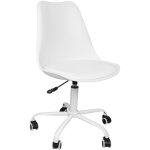 Chaise de bureau tulipe lot de 1 pivotant tabouret de travail fauteuil de bureau ergonomique hauteur ... Chaise de bureau tulipe lot de 1 pivotant tabouret de travail fauteuil de bureau ergonomique hauteur ...