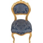 Biscottini - chaise de cuisine en bois chaise  manger 92x45x45 cm chaise rembourre fauteuil baroque ...