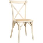 Chaise de cuisine empilable moderne chaise en bois et rotin salle  manger thonet vintage chaises rustiques ...