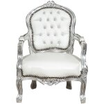 Chaise de cuisine et de salle  manger en bois pour enfants fauteuil lit rembourr avec accoudoirs 72x50x49 ...