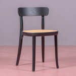 Nest dream - chaise design en bois de frne - tours - noir